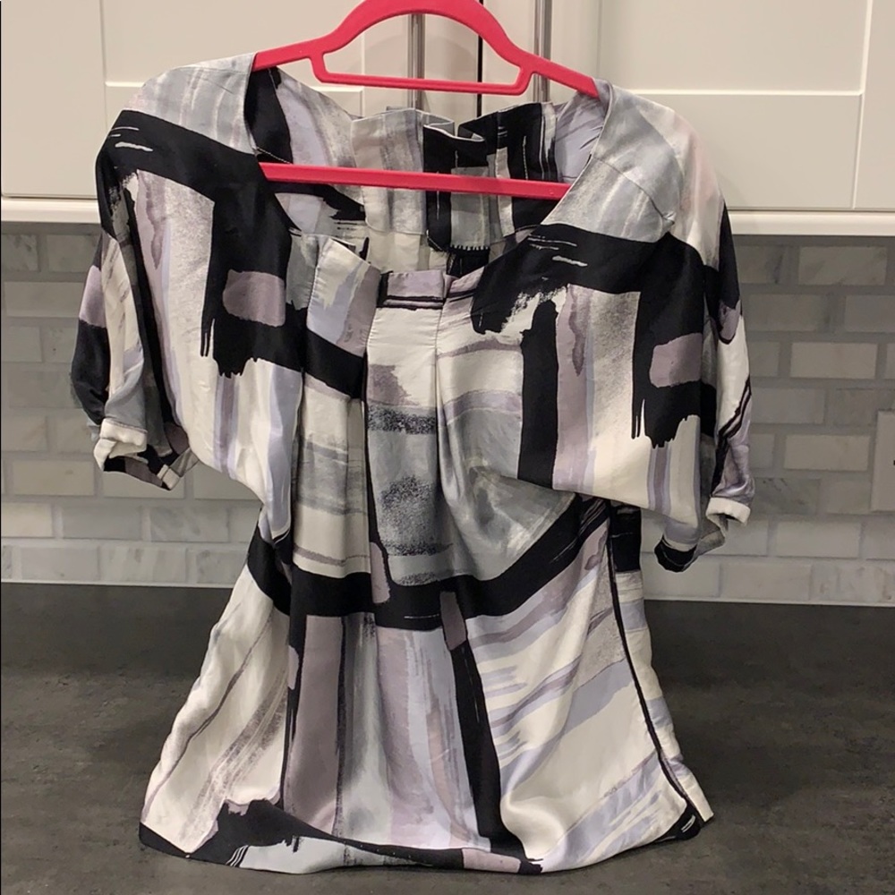Short sleeve designer blouse/top